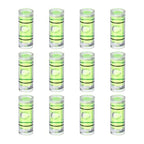 HARFINGTON 12pcs Mini Cylindrical Bubble Spirit Level Vials 6x15mm - size: 6x15mm