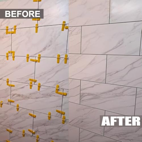 Tile Leveling System Clips 1/8" 2400 Pcs DIY Tiles Leveler Spacers Tile Leveling System for Professional Ceramic Tile and Stone Installation - size: 3.0mm-tile leveling clips