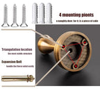Solid Mental Magnetic Door Stop, Wall Mounted, Bronze - color: 1PC Bronze