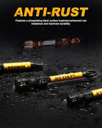Magnetic Screwdriver Bit Set, 10 PCS, 2 in, 1/4 in Hex, PH/PZ/SL - style: 10 PCS, 2 in, PH/PZ/SL