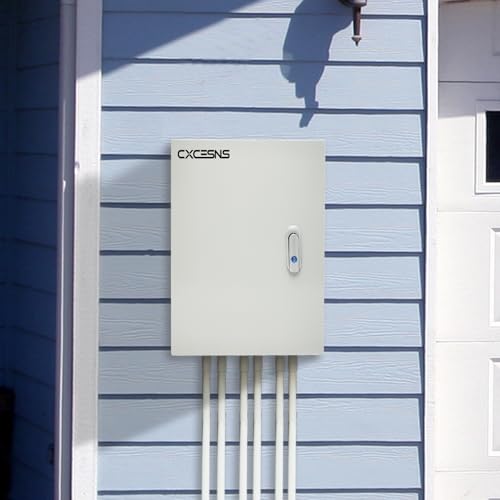 Outdoor Electrical Box 12x8x6 NEMA 4X IP66 Waterproof Junction Box - size: 12 x 8 x 6''