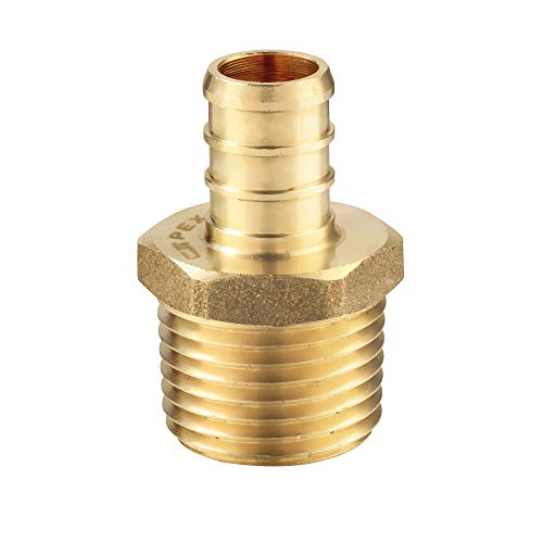 4-PACK EFIELD Pex Crimp Fitting,3/4" x 3/4"NPT Male Adapter(PEX1807021-4) - size: P4, style: 3/4 x 3/4