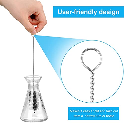 Utoolmart Steel Wire Cleaning Brush, Spiral Power Tube Cleaning Tool, Bottle Brush, 0.6-inch Diameter 12-inch Length, 10pcs - color: 10pcs, size: 1.5cm