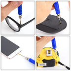 Mini Eyeglass Repair Kit Glasses Screwdriver Pocket Precision Tool - color: Blue