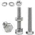 23 Sets 1/4-20x1-3/4 Bolt and Nut Set, Flat & Lock Washers Included,92PCS - size: 1/4-20x1-3/4" 23sets