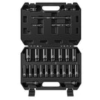 Reniteco 25-Piece 1/2" Drive Socket Set, Metric 10mm-32mm, 6-Point, Cr-V - size: 25 PCS-1/2"