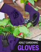 Potchen 72 Pairs Garden Work Gloves Bulk Pack for Men and Women - color: Purple