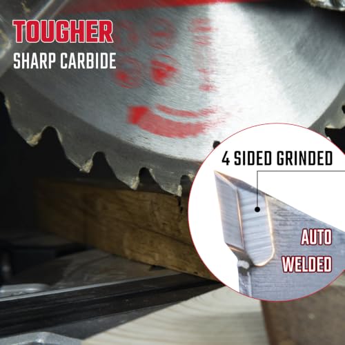 Circular Saw Blade 6-1/2" 24T for Cutting Wood, 5/8" Arbor - size: 6-1/2 In 24T