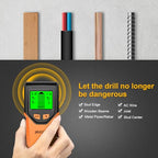 Stud Finder Wall Scanner - 5 in 1 Stud Finder Tool w/Smart Chip and HD LCD Display, Stud Detector Beam Finders for the Center and Edge of Wood AC Wire Metal Studs Joist Pipe (Onion) - color: Onion