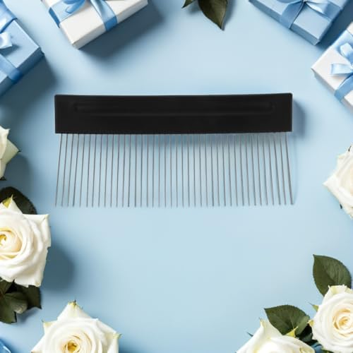 SEWACC Stainless Steel Scarifier - Texture Graining Comb Tool - DIY Wall Paint Scraper for Textured Patterns Plaster Art and Home Decoration Easy to Use