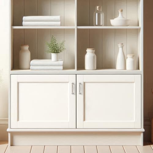 HOME EDIT Brushed Nickel Cabinet Handles 3 Inch Pulls 10 Pack - color: Brushed Nickel, size: 3 inches Hole Center