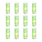 HARFINGTON 12pcs Mini Cylindrical Bubble Spirit Level Vials 9x25mm - size: 9x25mm