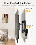 monTEK Heavy Duty Tilting TV Wall Mount for 55–105" Large TVs up to 200lbs - size: 55"-105" TV