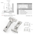 Face Frame Inset Cabinet Hinge(10 Pack), 110° Face Frame Insert Cabinet,Cabinet Door Hinge,Clip-on Base,Soft Close,Silent Hinge,3D Adjustable Hinge for Kitchen Cabinets,Bookcases,Wardrobes