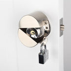 Door Knob Lockout Device with Padlock,Stainless Steel - color: Stainless Steel