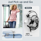 2Pack Travel Essentials,Multi Charging Cable for Apple Watch Charger Blue - color: Blue, size: 2pack-4ft