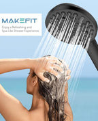 MakeFit Shower Head Filter Replacement Cartridge for SSJ781/DSSJ781/ DSSJ781-01/DSS1581 MakeFit Filtered Handheld Shower Head (2-PACK) - style: 2-PACK