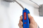 WEICON Cable Stripper No. S 4-28 Multi | Integrated Stripping Function | High Safety | Adjustable Cutting Depth | for Round Cables | Working Range 4-28 mm Ø