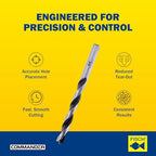 Premium Brad Point Drill Bit - High-Accuracy Woodworking Size: 6mm x 61mm - size: 6 mm x 61 mm (Pack of 1)