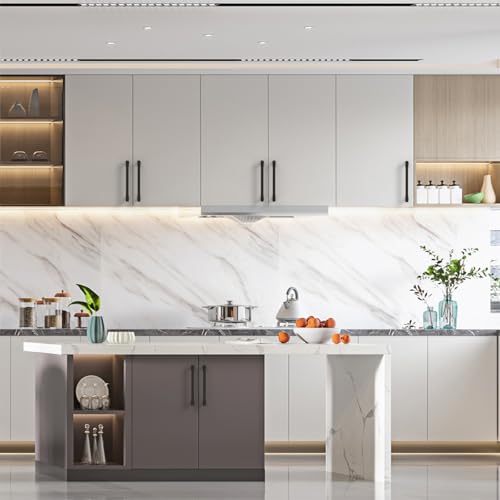 Asidrama Matte Black Kitchen Cabinet Pulls,6.3 Inch,10 Pack - color: Matte Black, size: 6.3" Hole Center