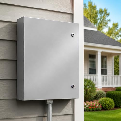 Outdoor Electrical Box 28x20x10 NEMA 4X IP66 Waterproof Box - size: 28 x 20 x 10''