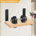 2 Pack - L 9" x H 6" x W1.5, 5mm Thick Black L Shelf Bracket, Iron Shelf Brackets, Metal Shelf Brackets, Floating Shelf, Shelf Supports with Screws - size: 9''x6'', style: Black 2 Pack