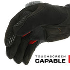 Mechanix Wear M-Pact Touchscreen Work Gloves, Large, Red/Black - color: Black/Red, size: Large
