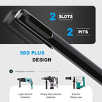 1-1/6" x 12" Auger Drill Bit with SDS Plus Shank for Wood - size: 1-1/6"x12"