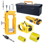 Door Hinge Jig, Door Lock Installation Kit with Door Latch Mortise Tool (D) - size: D