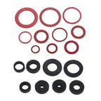 141 Pieces Rubber Flat Washers & O-Ring Assortment Kit, Multi-Size Sealing Gaskets for Plumbing, Automotive & Industrial Applications