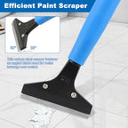 Heavy Duty Floor Scraper, 4" Wide Razor Blade with 48" Long Handle