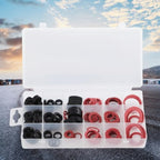 141 Pieces Rubber Flat Washers & O-Ring Assortment Kit, Multi-Size Sealing Gaskets for Plumbing, Automotive & Industrial Applications