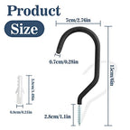 MAQIHAN 10 Garage Hooks Heavy Duty Bike Racks Wall Ceiling Hanging Storage