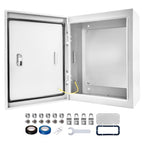 Outdoor Electrical Box 20x16x6 NEMA 4X IP66 Waterproof Junction Box - size: 20 x 16 x 6''