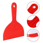 Plastic Putty Knife Set - 3Pcs Red Plastic Scraper Tool, 1.5"/3"/6" Sizes Spackle Knife for Spackling, Painting, Drywall, Arts and Crafts, Tile Jobs, Tamale Making - color: Red