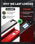 ALOANES Magnetic Screwdriver Organizer 36-Slot Red 3PC for Toolbox - color: Red