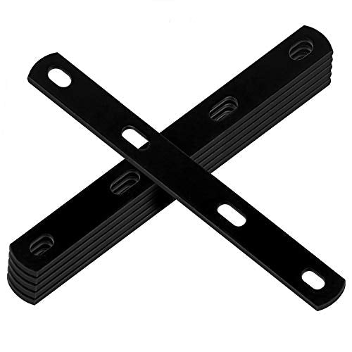 6 PCS Flat Mending Plate, Metal Bar Bracket, 12" x 1-1/8", 8 Gauge - size: 12" x 1-1/8"