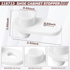 Shoe Cabinet Hinge and Stopper Replacement Part #110364 and #116713 - size: 110364 and 116713 (4 Pack)