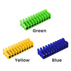 Pliers Organizer 2‑Pack, Expandable 20‑Slot Tool Rack - color: yellow