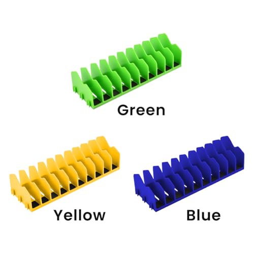 Pliers Organizer 2‑Pack, Expandable 20‑Slot Tool Rack - color: yellow
