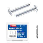 Machine Screws - 8-32 x 1 M4x25（50pcs）, Perfect Fit for Knob and Pull Installation, Machine Thread Screws for Drawers & Doors - size: 8-32 x 1"