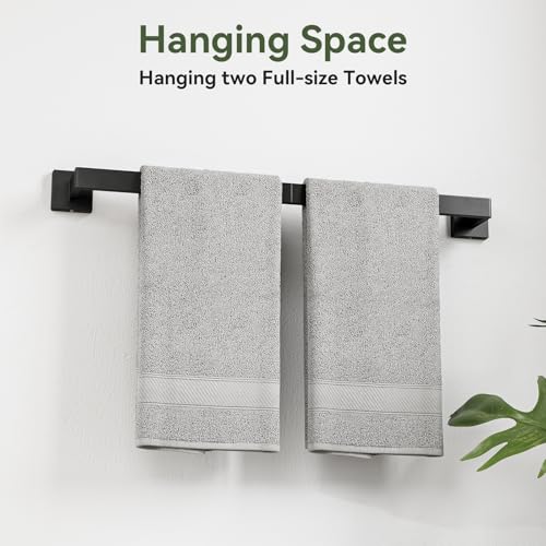 5-Pieces Matte Black Bathroom Accessories, 24 Inch Bathroom Hardware Set - color: Matte Black, size: 26 Inch (5 Pieces Simple)