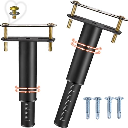 7-12.5.5in Bed Support Legs for Bed Frame Support,Slat Support 2PC - size: 2pcs (7-12.5 in Adjustable)