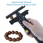 Fine Tuning T Shaped Woodworking Ruler, Aluminum Alloy Marking Gauge Scribing Tool for Precision Woodworking
