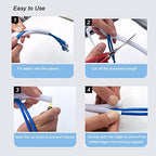 Cable Management Sleeve, Split Design, 10FT - 1 Inch, White - color: White, size: 1"-10ft