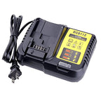 Biswaye DCB112 DCB115 20V Max Charger Charges All DCB201 DCB204 DCB606 DCB609 DCB207 DCB206 DCB203 DCB200 DCB120 DCB127 12V Max, 20V Max and 60V Max Li-Ion Cordless Tool Battery Packs
