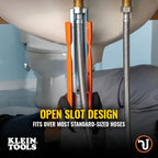 Klein Tools 68098 Faucet Wrench, 12-in-1 Plumbing Multi Tool for Sink, Toilet, and Faucet Installations and Repairs - style: Faucet Wrench