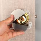 Door Knob Lockout Device with Padlock,Stainless Steel - color: Stainless Steel