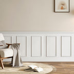 INMOZATA Pre-Cut Peel and Stick Wall Molding Wainscoting Panels, 24" x 12" - size: 24" x 12"