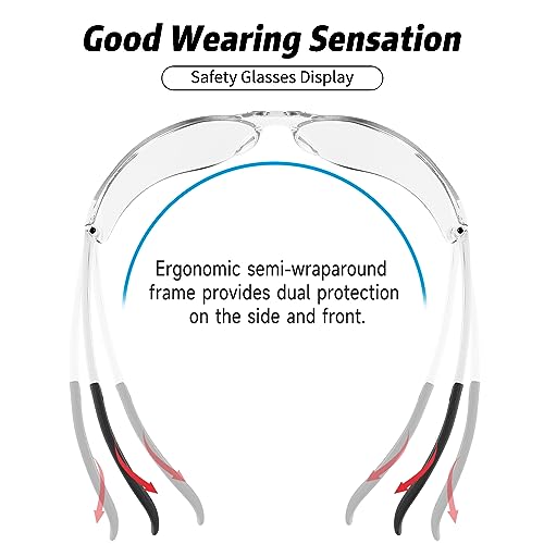 Salfboy Ansi Z87.1 Safety Glasses Men - color: 10 Mix